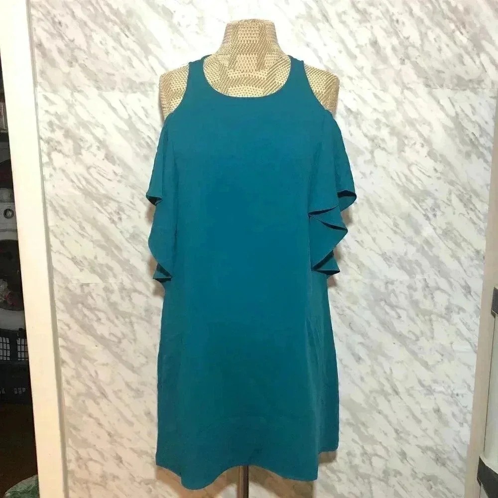 Anthropologie Everly Cold Shoulder Dress Size Small